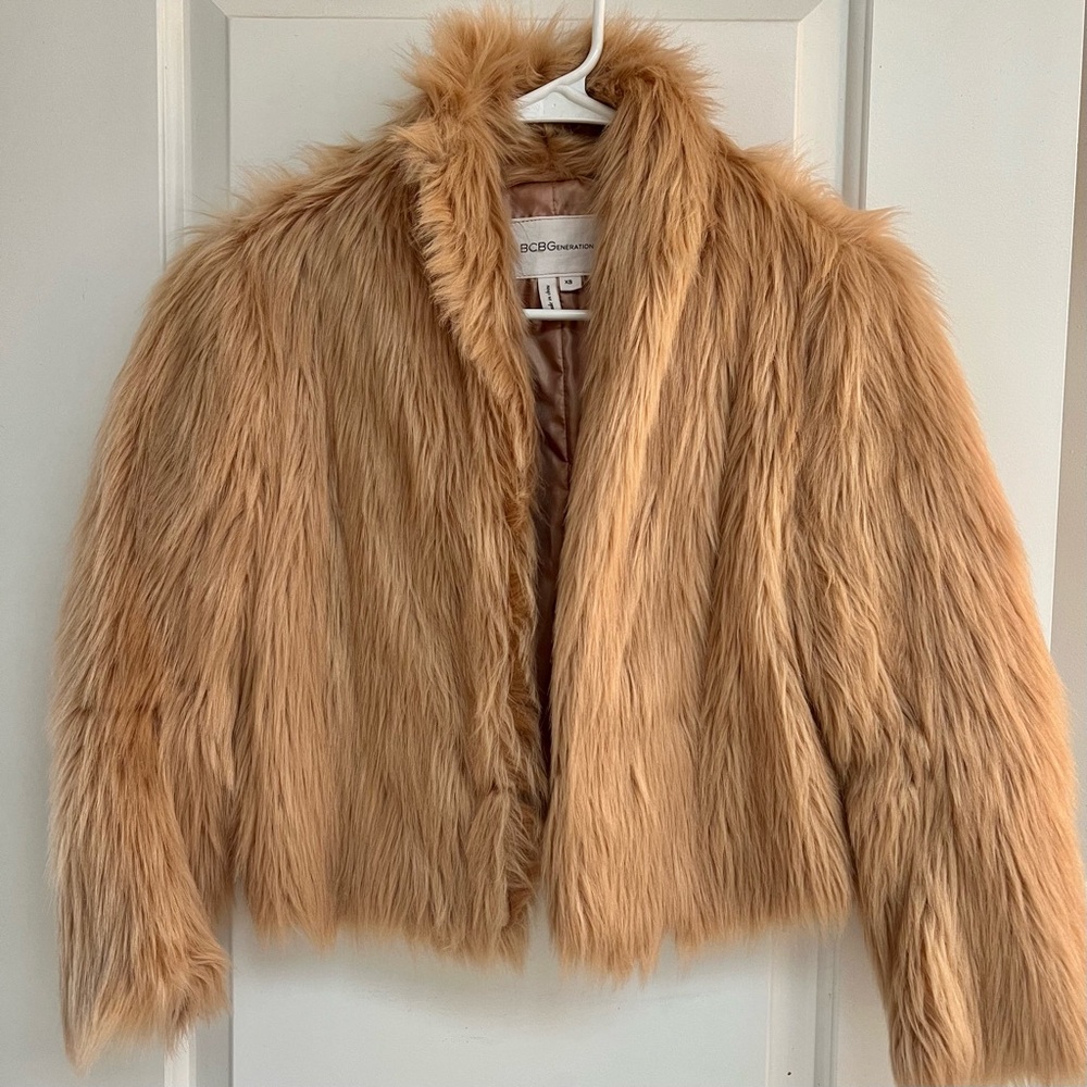 BCBGeneration Tan Teddy Jacket